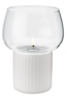Hygge Hurricane Windlicht RIG TIG by Stelton Weiss EINZELSTÜCK